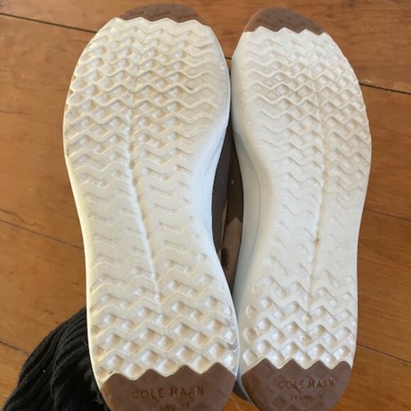 Cole Haan tan suede faux fleece lined sneakers. Super light, soft and comfy. - Picture 6 of 10